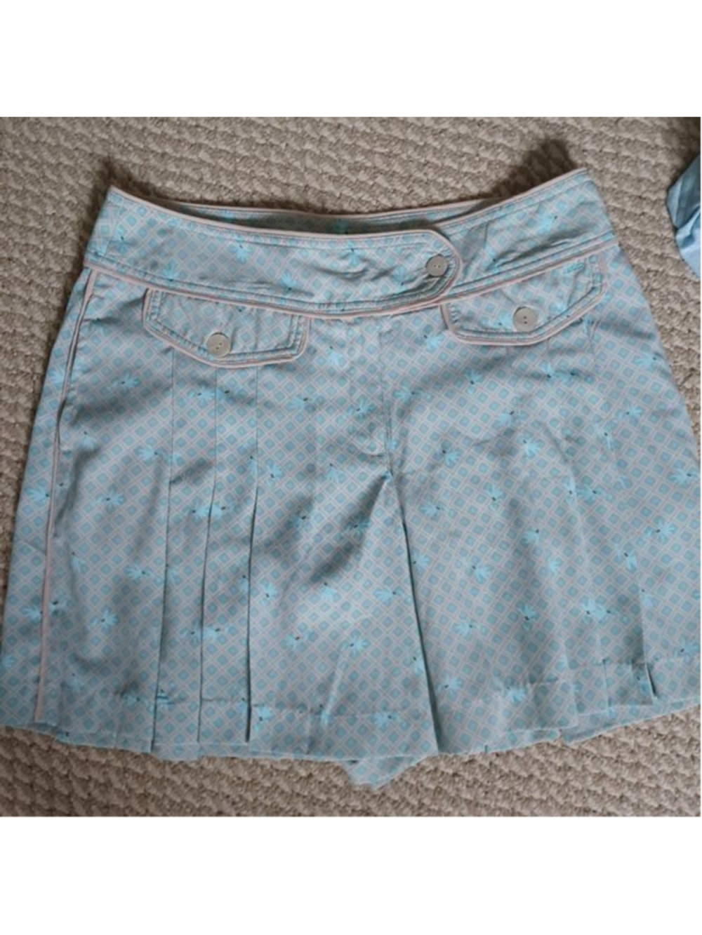 Izod vintage golf or tennis skirt culottes 12